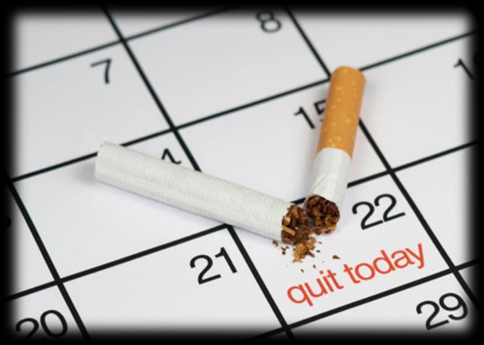 Ready to Quit? Set a quit date. Quit completely on that day. Before your quit date, you may begin reducing your cigarette use. List the reasons why you want to quit.