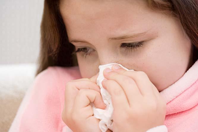 Some symptoms of the flu include: Chills Fever Headache