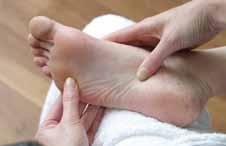 every year See a podiatrist for treatment of ulcers,