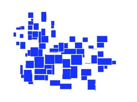 Slide 46: Initial Differentiation Figure 12 Six blue rectangles of various sizes are scattered randomly.