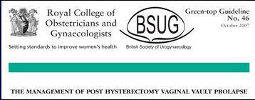 (rbp) Abdominal SCP is an effective operation for post hysterectomy vaginal vault prolapse.