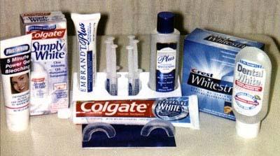 - Over-the-counter tooth whitening also involves the use of carbamide peroxide or hydrogen