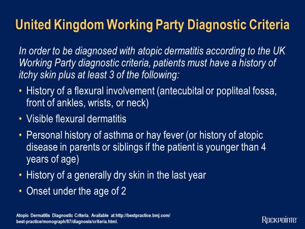 United Kingdom Working Party Diagnostic Criteria Another definition is from the United Kingdom.