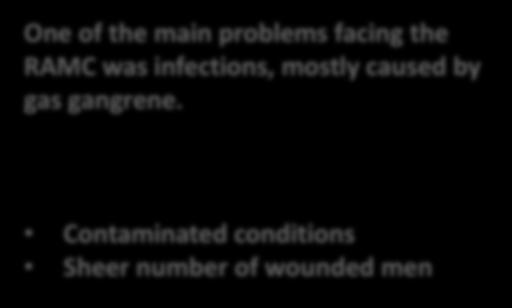 1. New techniques in the treatment of wounds & infection: One of the main