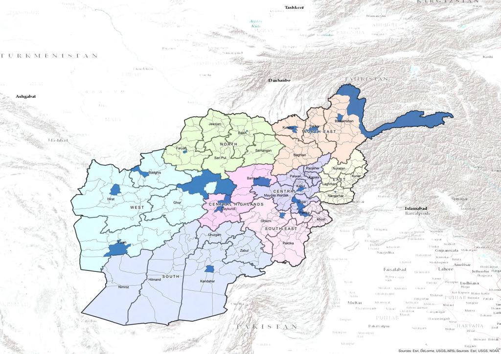 AFGHANISTAN IOM Humanitarian Assistance Program (HAP) Stock update at 9 October 5 by District Disclaimer and Source: Data is sourced from IOM Humanitarian Assistance Database (HADB).
