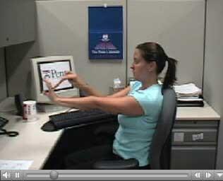 TO STRETCH YOUR WRIST MUSCLES Extend your arms as far as possible to the