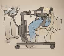 Toileting and the TRAM 10 While caregivers will always find their own best methods for toileting a client, here is one suggested