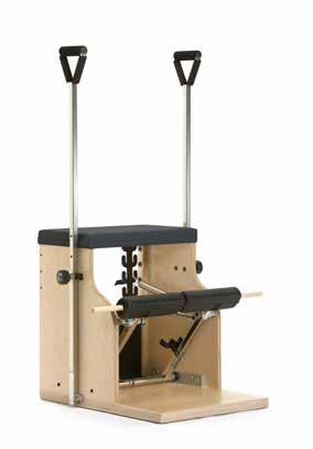 INTRODUCTION TO THE CHAIR The Pilates Chair The Pilates Chair that Joseph Pilates called the Wunda Chair is the most challenging piece of Pilates equipment for building strength.