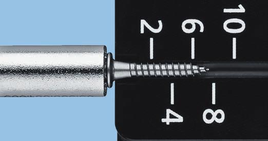 Determination of Screw Length Using the Screw Measurement Scale 1a Determine the length of the screws for plate fixation (MatrixMIDFACE screws) Instruments 03.503.