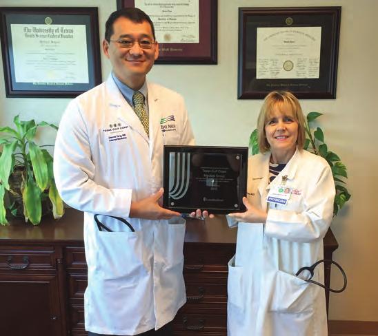TGC News TGC Wins Award On September 13, 2016 Texas Gulf Coast Medical Systems received the 2015 PATH Excellence in PATient Service Award. On behalf of TGC Dr. Tang and Dr.