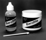 ADHESIVES AND CEMENTS Bandtite GLASS IONOMER BAND CEMENT Fluoride releasing Extended working time and exceptional band retention Instructions or technical use of this product may be found on our web