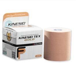 1 ; Black Kinesio Tex Gold Fp Brings Nano-touch stimulation to epidermis and layers beneath.