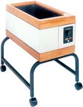 020090 Deluxe Paraffin Unit accommodates larger capacities, enabling more extensive treatment of arms, hands and feet.