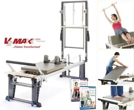 PILATES AND YOGA (CON T) V2 Max Plus Rehab Reformer - Bundle Facilitating limitless exercise possibilities, including V2 Max Plus programming.