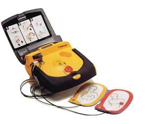 EMERGENCY Zoll AED Plus AED Plus Defibrillator with Professional Cover, (1) CPR-D Padz, (1) Sleeve of Batteries, LCD Screen (displays voice prompts & device advisory messages, elapse time, shock