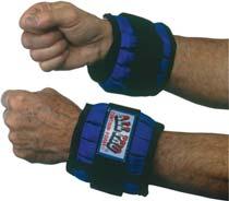 Adjustable Wrist Weights Contour-Foam wrap around cushioned comfort padding against wrist. Designed to permit full wrist flexion and extension and full radial and ulnar deviation. 027022 2 lb.