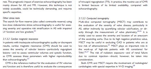 LV and RV volumes and function CT 1.