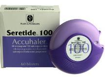 74 / 60 dose Prescribe by brand name Airflusal Licensed for COPD only Seretide Accuhaler 100 / 50
