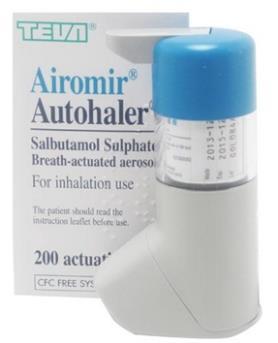 50 / 200 doses FIRST LINE for COPD and Asthma effective salbutamol
