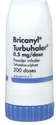 Bricanyl Turbuhaler Terbutaline 500 micrograms / dose (DPI) 6.