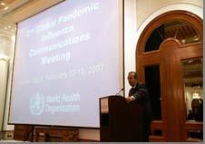 exercises Global pandemic influenza communications meetings Member states, UN agencies, academia and partner