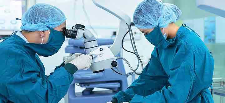 TYPES OF SURGERY LASER CATARACT SURGERY The latest advance in cataract surgery is the use of a femtosecond laser to complete some of the steps that the surgeon would otherwise perform manually.