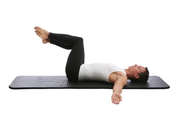 8 Supine abdominal series Pendulum 3-4 Intensity= 3 Difficulty=3 What or where it works Strengthen the abdominals, particularly the obliques Works spinal rotation mobility and control Prerequisites