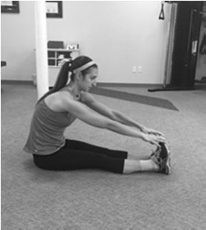 Have client bend forward and touch toes. Can they do it?