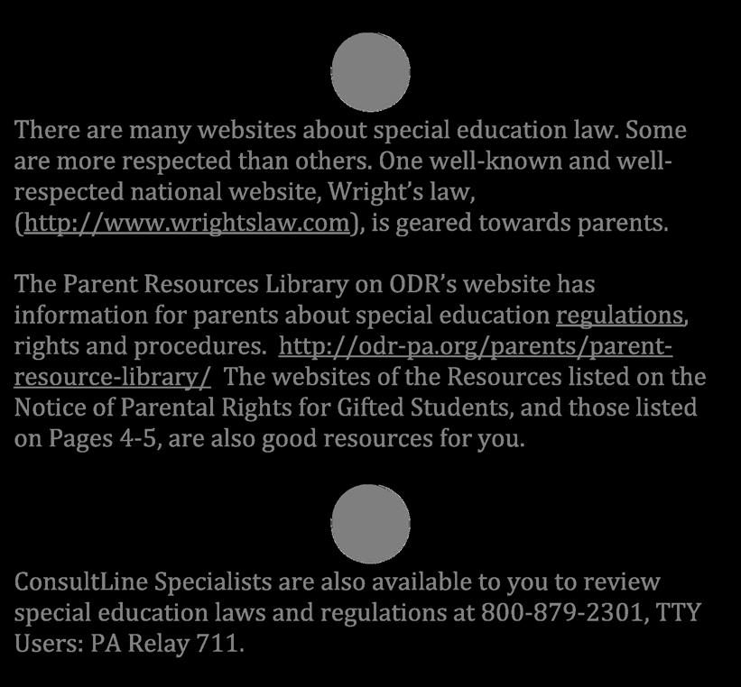 Step 2: Learn the Law Special Education Regulations and Law You will need to have at least a basic understanding of special education law and how those laws apply to your child s educational program.