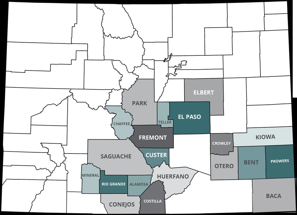 0 Overall Breakdown of Autopsies Performed by the El Paso County Coroner s Office ALAMOSA 8 49 FREMONT BACA 9 HUERFANO BENT 8 KIOWA