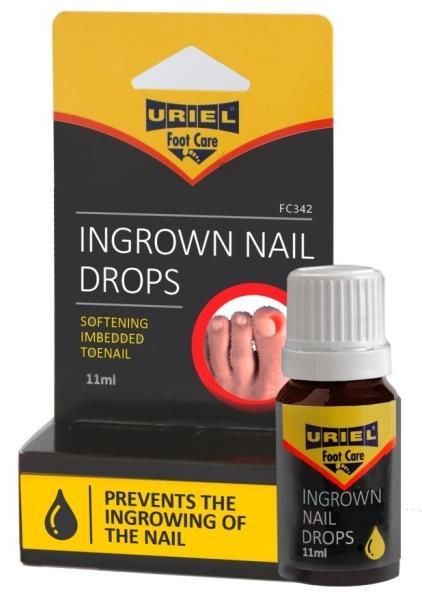 FC342 - INGROWN TOE-NAIL DROPS Softening imbedded toenails and calloused tissue, Prevents the ingrowing of the toenail and