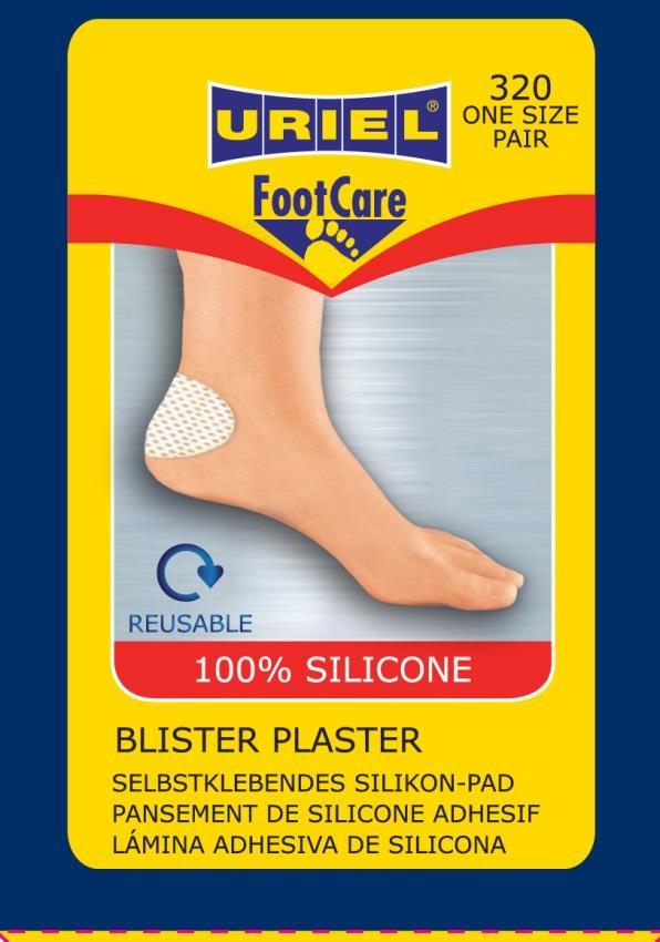 320- Blister Plaster. Perforated lycra blister plaster with a special silicone lining.