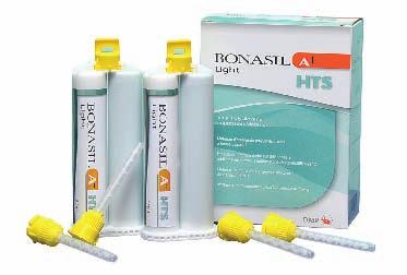 Project1:2017 2/23/17 3:35 PM Page 13 A-SILICONE BONASIL A + Light HTS BONASIL A + Light HTS is a low viscosity vinyl polysiloxane (VPS) impression material with exceptional characteristics.