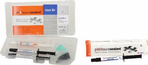 Project1:2017 2/23/17 3:36 PM Page 44 AESTHETIC FILLING MATERIALS SEALANT AESTHETIC FILLING MATERIALS PIT & FISSURE SEALANT is a fluoride releasing light curing sealant for primary or permanent teeth.