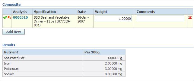 Chapter 1 Using Nutrition Surveillance Management Figure 1-13: Editing a weight Enter a new weight here To delete an