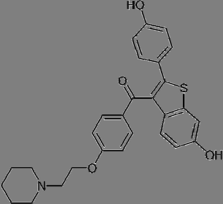 1.2.1 Raloksifen Raloksifen spada v farmakološko skupino selektivnih modulatorjev estrogenskih receptorjev (SERM). Leta 1997 ga je FDA odobrila (ang.