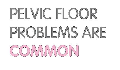 Pelvic floor disorders like prolapse when the uterus, bladder, or other organ slips out of its