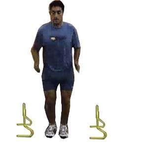 on balls of feet, legs slightly flexed Minimise ground contact times Maintain alignment of knees over feet