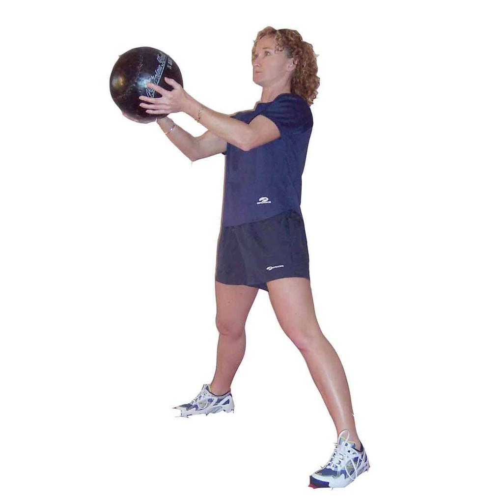 Descend until top of thigh is parallel to floor Keep heels flat on floor throughout Complete 2-4 sets of 8-12