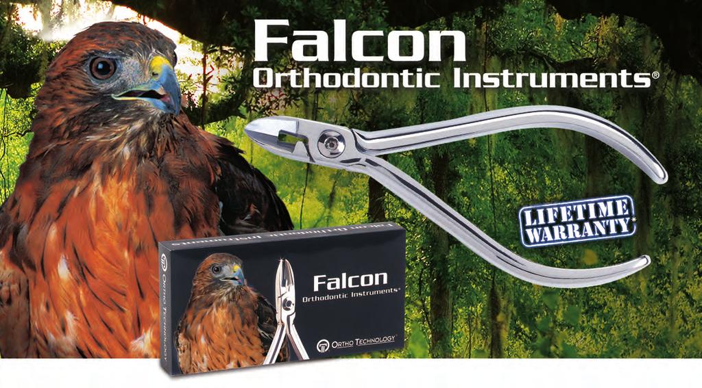 OTHODONTIC INSTUMENTS Shown Actual Size** ifetime Warranty Falcon Orthodontic Instruments include a lifetime warranty against materials defects and craftsmanship.