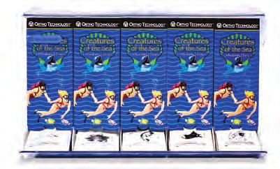 7 mm) Creatures of the Sea Elastic Organizer Our elastics dispenser is constructed of high quality clear