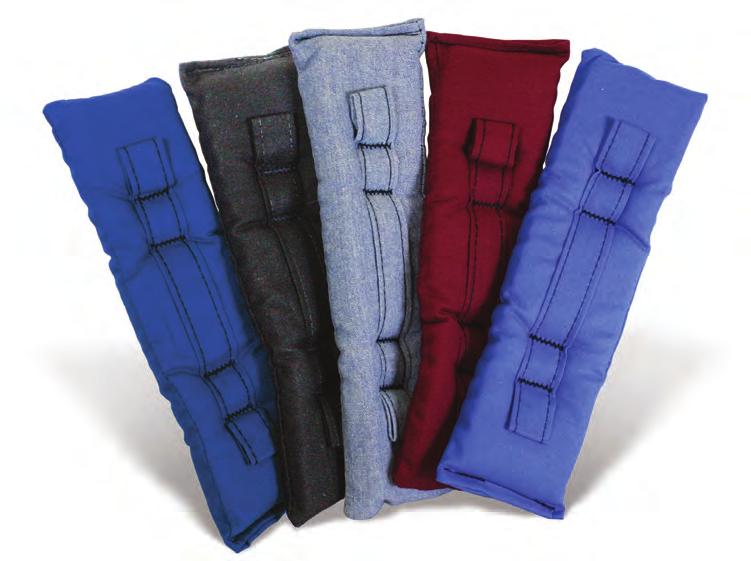 washable design Two hook-up tabs Use with any style releasable force module *oyal Blue, Navy Blue, Surf, Crimson,