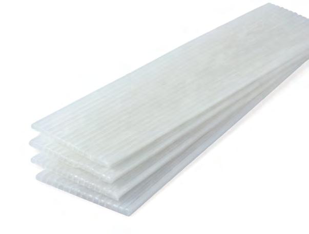 trays White in color Item #: 600-020 3/16" x 11" 64 strips per pack N/A N/A Standard Screw for Uppers