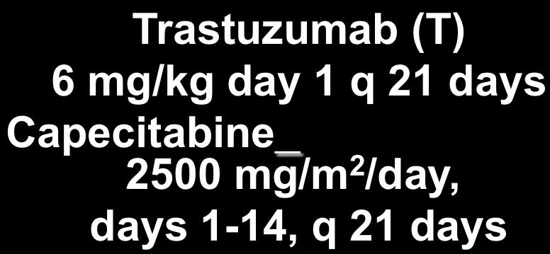 GBG 26/BIG-05: Trastuzumab/ Capecitabine vs.