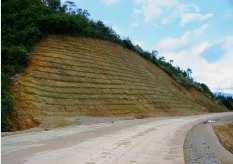 preferred erosion control measure on all new sections of the Highway and on eroded slopes of the