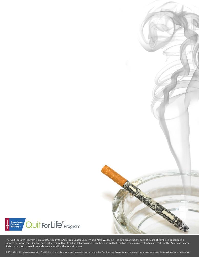 Quit Now to Save Later Quitting tobacco may be the best thing you can do for your health. But it s hard to do on your own.