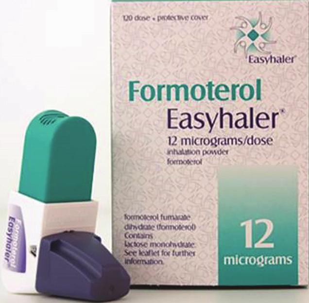 It allows direct optimisations from generic Salmeterol MDI with National NHS savings of 5 million per year. Formoterol Easyhaler - 23.