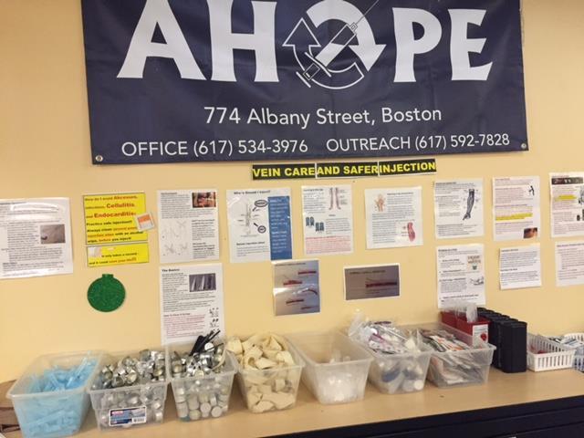 AHOPE NEEDLE EXCHANGE First NEP in the state, circa 1993 First