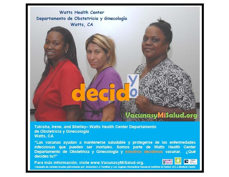 Contact Information For additional information about I Choose in South LA: Akisha White, MPH,