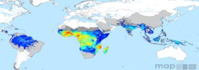 Introduction: HIV Introduction: HIV HIV World Health Organization (2007) Malaria Malaria Atlas Project Vector-borne diseases Malaria Cofactors Environmental variables: - Normalized